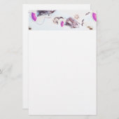 海洋パターン 便箋 (正面/裏面)