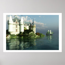 海洋プリント ポスター