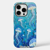 海洋リズム:漂うクラゲ Case-Mate iPhoneケース (裏面)