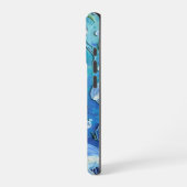 海洋リズム:漂うクラゲ iPhoneケース (左側面)