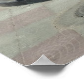 海洋住民への彫刻 ポスター (角)