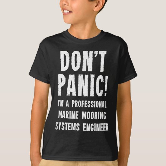 海洋係留システムエンジニア Tシャツ (正面)