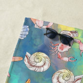 海洋元素魚介類の呼び出し ビーチタオル (インサイチュ)