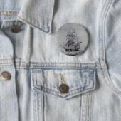 海洋冒険 グラフィック 船 艦 ファインアート 缶バッジ (インサイチュ)