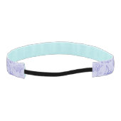 海洋動物と帆船1ラインスケッチパターン アスレチックヘッドバンド (裏面)