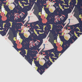 海洋動物の音楽の歌の下で 薄葉紙 (詳細)