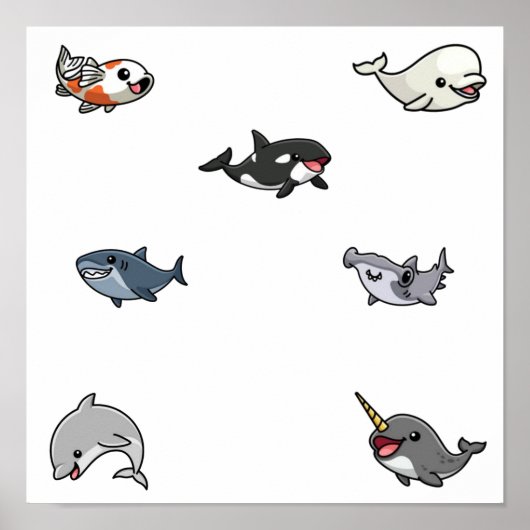 海洋動物収集 ポスター (正面)