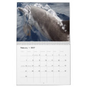 海洋動物2015年 カレンダー (2月 2027)