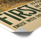 海洋募集の米国ポスター ポスター (角)