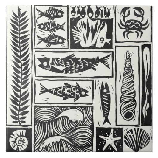 海洋化粧浴室タイル タイル (正面)