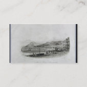 海洋台地、アベリストウィス1844年(版木、銅版、版画およびa 名刺 (裏面)
