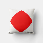 海洋国旗F — Foxtrot クッション (裏面)