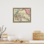 海洋地図 ポスター (キッチン)