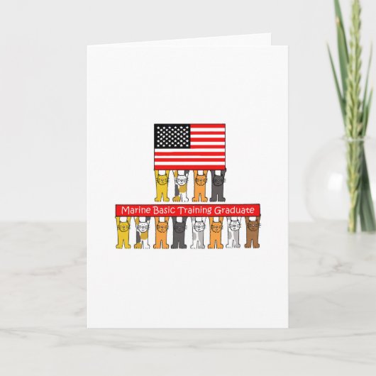 海洋基礎訓練卒業生。 カード (正面)