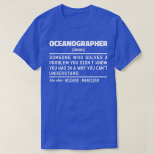 海洋学者の名詞科学者海労働者 Tシャツ