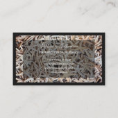 海洋専門家とシーフード海愛好家 名刺 (裏面)