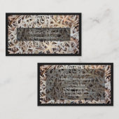 海洋専門家とシーフード海愛好家 名刺 (正面/裏面)