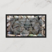 海洋専門家とシーフード海愛好家 名刺 (裏面)