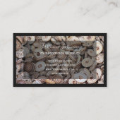 海洋専門家とシーフード海愛好家 名刺 (裏面)