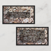 海洋専門家とシーフード海愛好家 名刺 (正面/裏面)