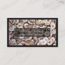 海洋専門家とシーフード海愛好家 名刺