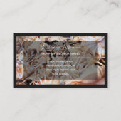 海洋専門家とシーフード海愛好家 名刺 (裏面)