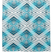 海洋幾何学模様…..... シャワーカーテン (正面)