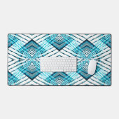 海洋幾何学模様…..... デスクマット (キーボード&マウス)