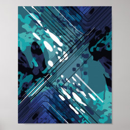 海洋幾何学的融合 ポスター