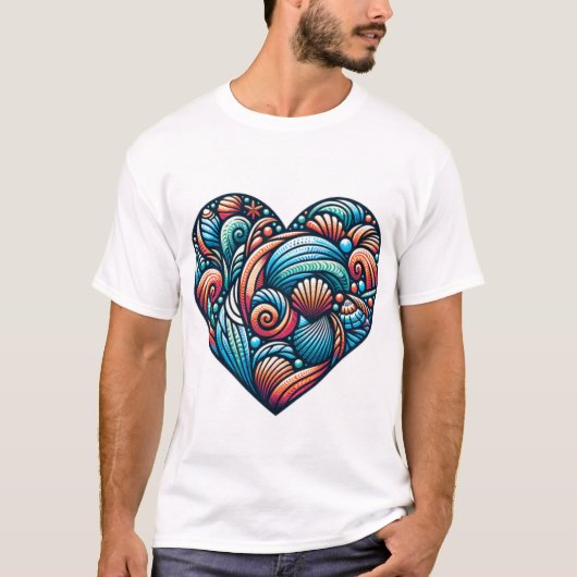 海洋心拍 Tシャツ (正面)