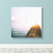 海洋性エピファニー#2 (12x12) キャンバスプリント (インサイチュ (ウッドフロア))