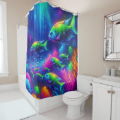 海洋性輝く深海のカーテン シャワーカーテン (インサイチュ)