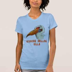 海洋掘削は野性生物のTシャツを殺します Tシャツ