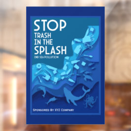 海洋汚染を終わらせる ウィンドウサイン