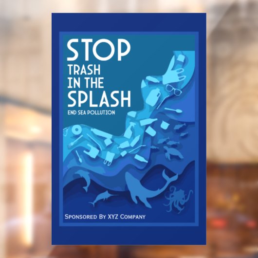 海洋汚染を終わらせる ウィンドウサイン (シート2)