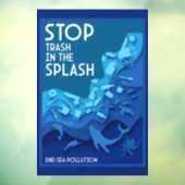 海洋汚染を終わらせる ウィンドウサイン (シート3)