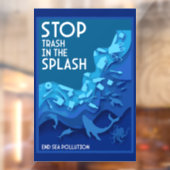 海洋汚染を終わらせる ウィンドウサイン (シート2)