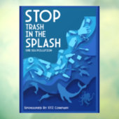 海洋汚染を終わらせる ウィンドウサイン (シート3)