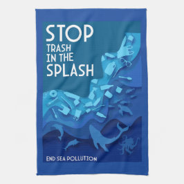 海洋汚染を終わらせる キッチンタオル