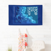 海洋汚染を終わらせる 横断幕 (インサイチュ)