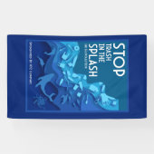 海洋汚染を終わらせる 横断幕 (横)