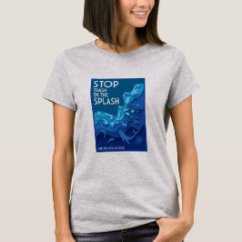 海洋汚染を終わらせる Tシャツ