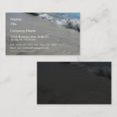 海洋波の大会の砂のビーチ 名刺 (正面/裏面)