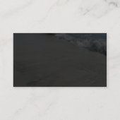 海洋波の大会の砂のビーチ 名刺 (裏面)