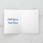 海洋波の挨拶状のウィンドサーファー カード (内部)