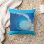 海洋波の枕 クッション (ブランケット)