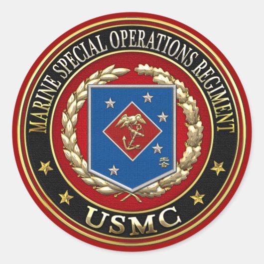 海洋特殊作戦連隊(MSOR) [3D] ラウンドシール (正面)