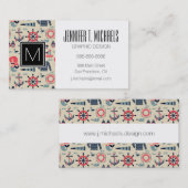 海洋生命パターン 名刺 (正面/裏面)