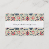 海洋生命パターン 名刺 (裏面)