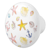 海洋生物といかり  セラミックノブ (右)